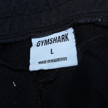 Gymshark Women's Black Jogger Trousers L Elastic Waist Logo