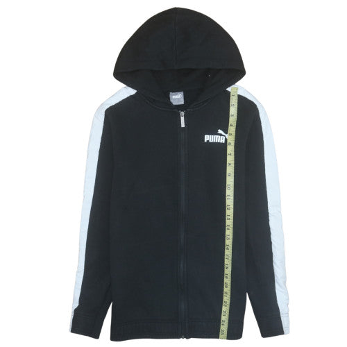 Mens UK Size S Puma Black Full Zip Hoodie