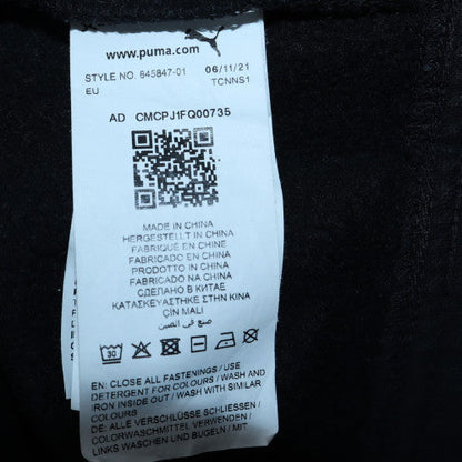 Mens UK Size S Puma Black Full Zip Hoodie