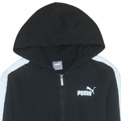 Mens UK Size S Puma Black Full Zip Hoodie