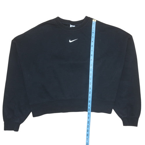 Womens UK Size M Nike Black Pullover Sweatshirt