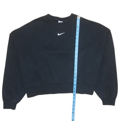 Womens UK Size M Nike Black Pullover Sweatshirt