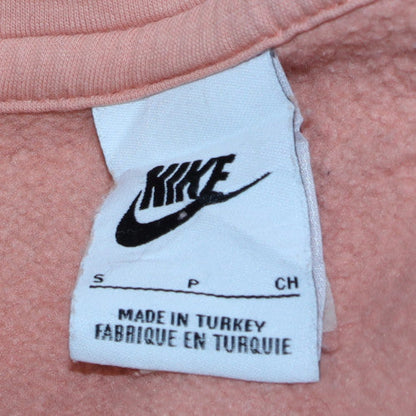 Womens UK Size S Nike Pink Pullover Hoodie
