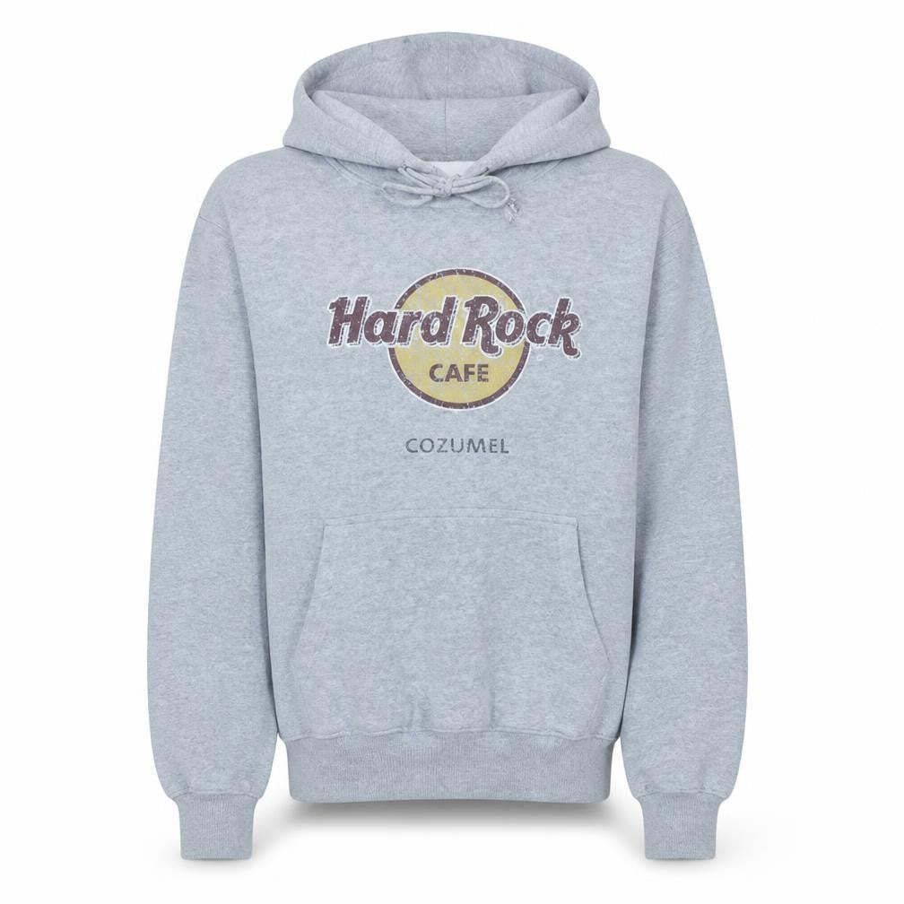 Womens UK Size S Hard Rock Cafe Grey Pullover Hoodie