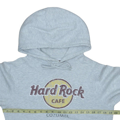 Womens UK Size S Hard Rock Cafe Grey Pullover Hoodie