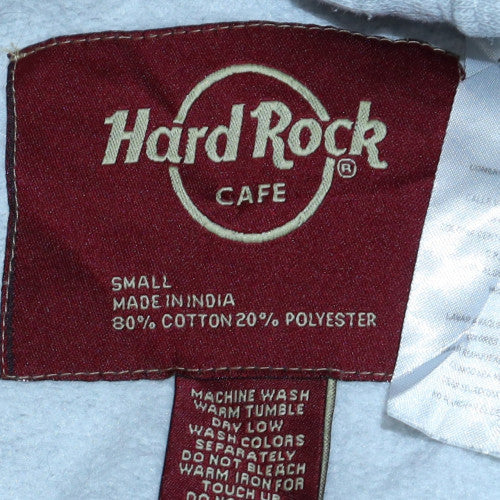 Womens UK Size S Hard Rock Cafe Grey Pullover Hoodie