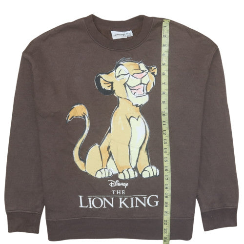 Womens UK Size S Disney Brown Pullover Sweatshirt