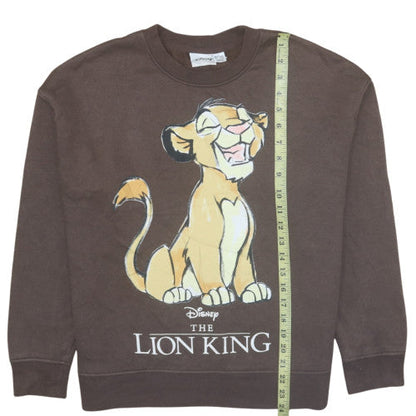 Womens UK Size S Disney Brown Pullover Sweatshirt