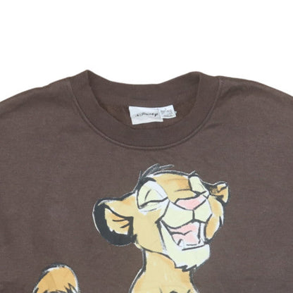 Womens UK Size S Disney Brown Pullover Sweatshirt