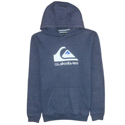 Womens UK Size L Quiksilver Blue Pullover Hoodie