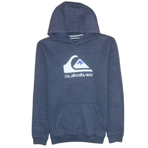 Womens UK Size L Quiksilver Blue Pullover Hoodie