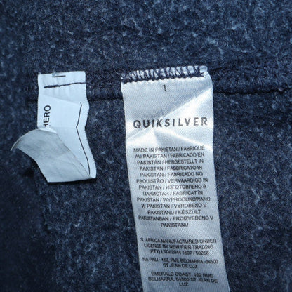 Womens UK Size L Quiksilver Blue Pullover Hoodie