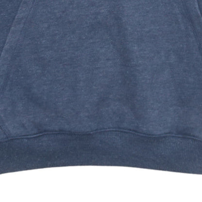 Womens UK Size L Quiksilver Blue Pullover Hoodie