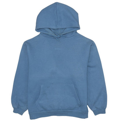 Mens UK Size L Diesel Blue Pullover Hoodie