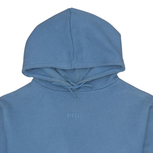Mens UK Size L Diesel Blue Pullover Hoodie