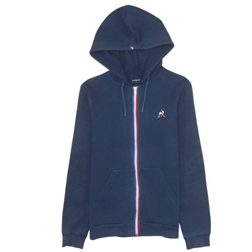 Mens UK Size S Le Coq Sportif Blue Full Zip Hoodie