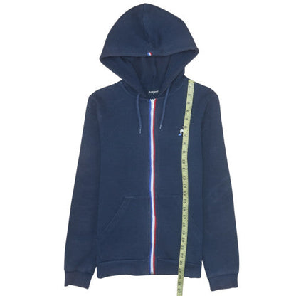 Mens UK Size S Le Coq Sportif Blue Full Zip Hoodie