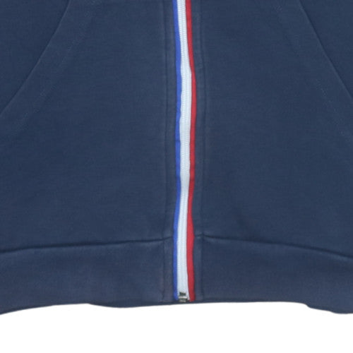 Mens UK Size S Le Coq Sportif Blue Full Zip Hoodie