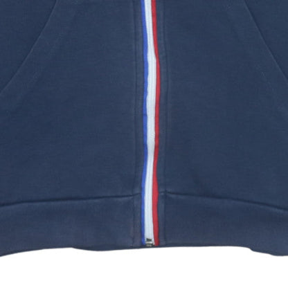 Mens UK Size S Le Coq Sportif Blue Full Zip Hoodie