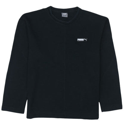 Mens UK Size S Puma Black Pullover Sweatshirt