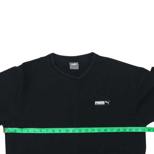 Mens UK Size S Puma Black Pullover Sweatshirt
