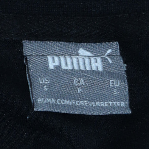 Mens UK Size S Puma Black Pullover Sweatshirt