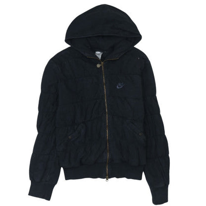 Womens UK Size L Nike Black Full Zip Hoodie