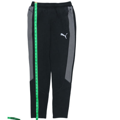 Puma Men's Black Slim Fit Jogger Trousers Size S