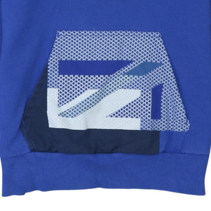 Womens UK Size 16 Adidas Blue Pullover Hoodie