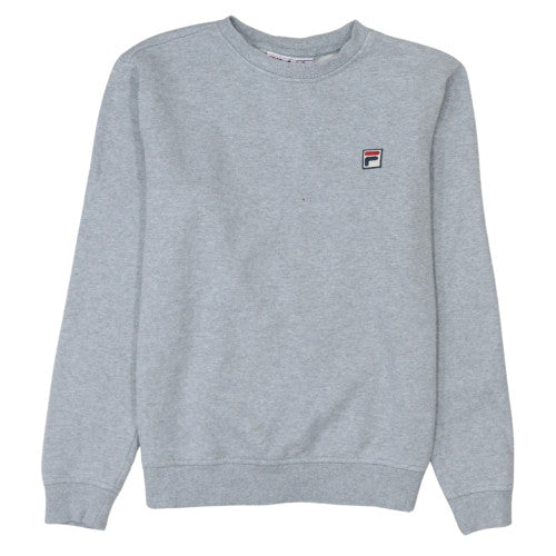 Mens UK Size S Fila Grey Pullover Sweatshirt