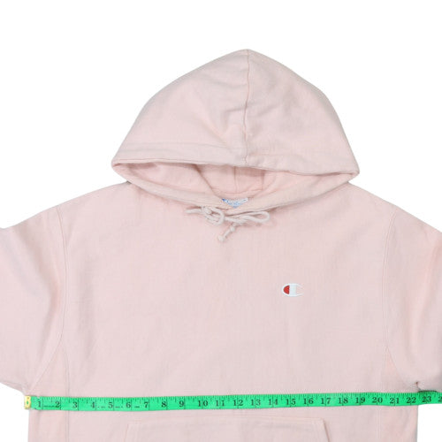 Womens UK Size M Champion Pink Pullover Hoodie