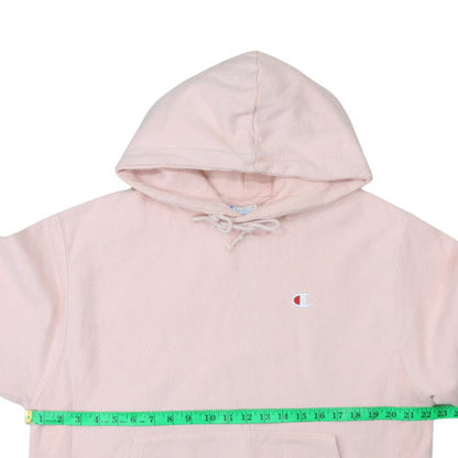 Womens UK Size M Champion Pink Pullover Hoodie