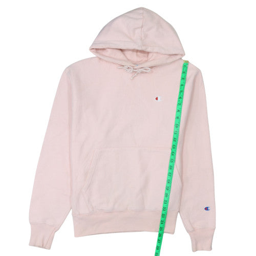 Womens UK Size M Champion Pink Pullover Hoodie