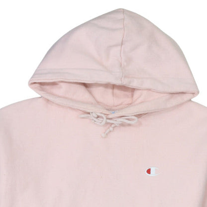 Womens UK Size M Champion Pink Pullover Hoodie