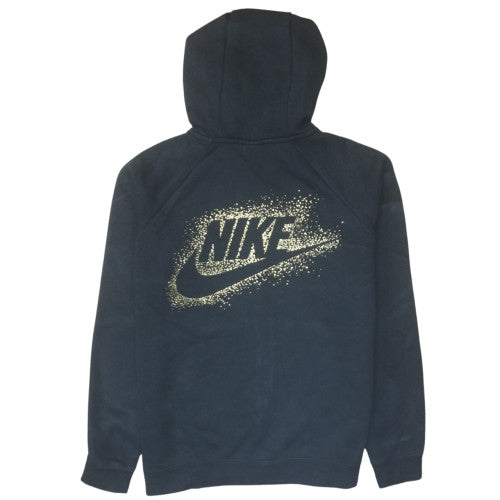 Womens UK Size M Nike Black Full Zip Hoodie