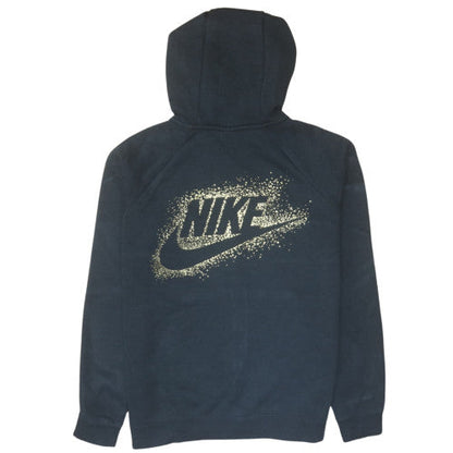 Womens UK Size M Nike Black Full Zip Hoodie