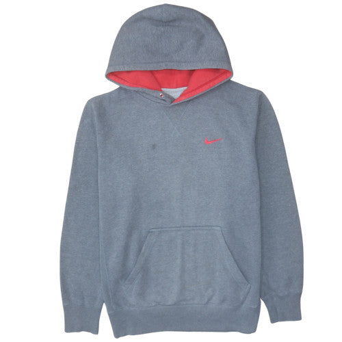 Mens UK Size M Nike Grey Pullover Hoodie