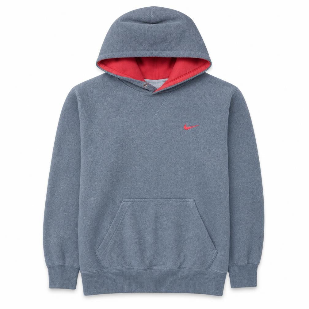 Mens UK Size M Nike Grey Pullover Hoodie