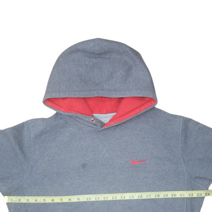 Mens UK Size M Nike Grey Pullover Hoodie