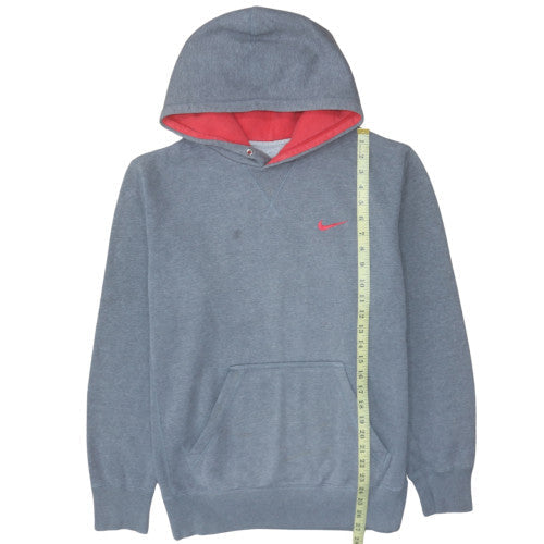 Mens UK Size M Nike Grey Pullover Hoodie
