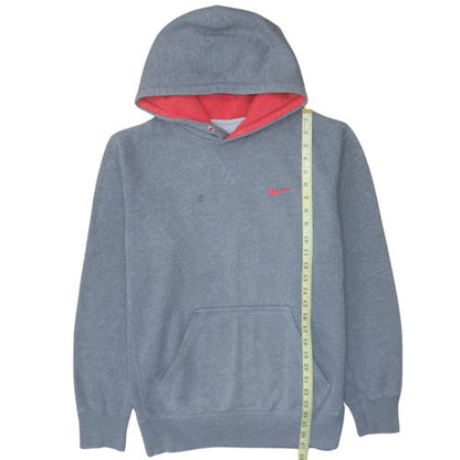 Mens UK Size M Nike Grey Pullover Hoodie