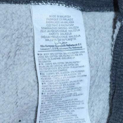 Mens UK Size M Nike Grey Pullover Hoodie
