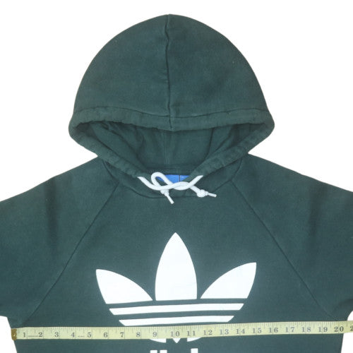 Mens UK Size S Adidas Green Pullover Hoodie