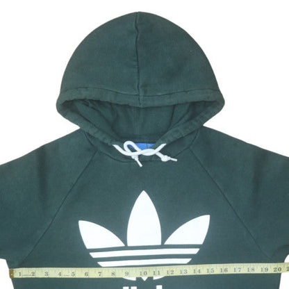 Mens UK Size S Adidas Green Pullover Hoodie