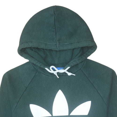 Mens UK Size S Adidas Green Pullover Hoodie
