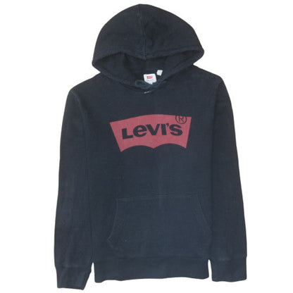 Mens UK Size M Levi's Black Pullover Hoodie