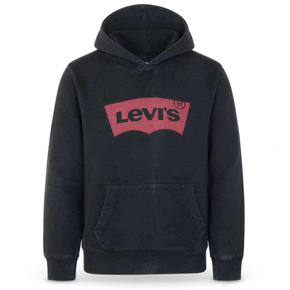 Mens UK Size M Levi's Black Pullover Hoodie