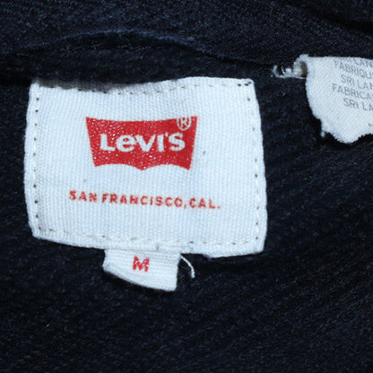 Mens UK Size M Levi's Black Pullover Hoodie