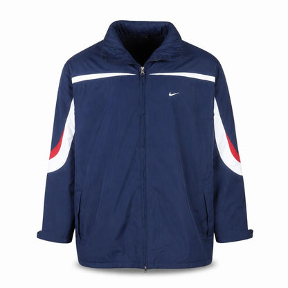 Nike Men's Blue XL Basic Sports Jacket with Full Zip
