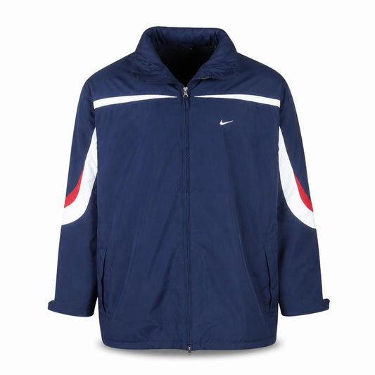 Nike Men's Blue XL Basic Sports Jacket with Full Zip